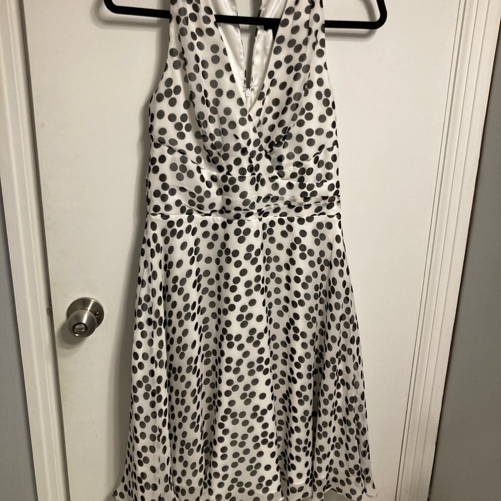 WHBM Polk a dot dress